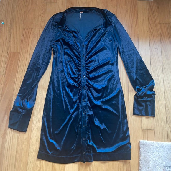 Free People Blue short dress, size XL - Picture 1 of 3